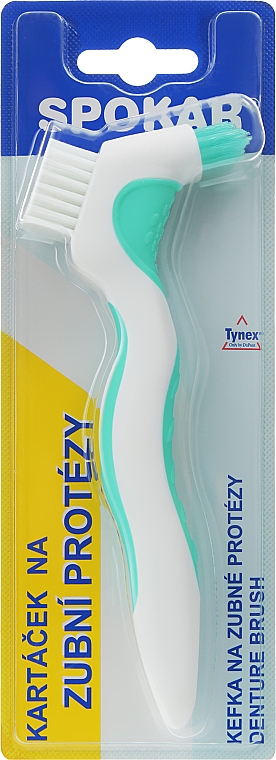 Щетка для чистки зубных протезов - Spokar Denture Brush — фото N1