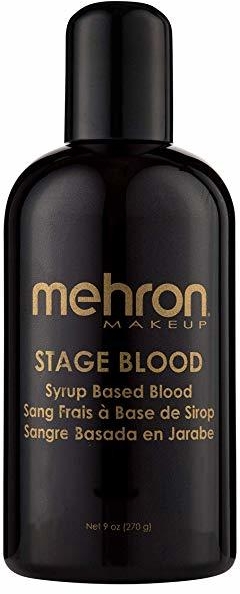 Кровь искусственная - Mehron Makeup Stage Blood Bright Arterial — фото N3