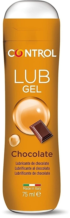 Гель-лубрикант на водній основі "Шоколад" - Control Lub Gel Chocolate — фото N1