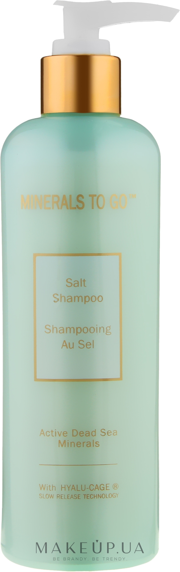 Шампунь з сіллю Мертвого моря - Premier Minerals To Go Salt Shampoo — фото 250ml