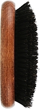 Щітка для бороди на гумовій подушці із щетиною кабана - Gorgol — фото N3