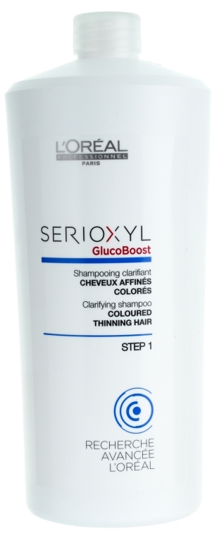 Шампунь для фарбованого, тонкого волосся - Loreal Professional Serioxyl Clarifying Shampoo Coloured, Thinning Hair — фото N1