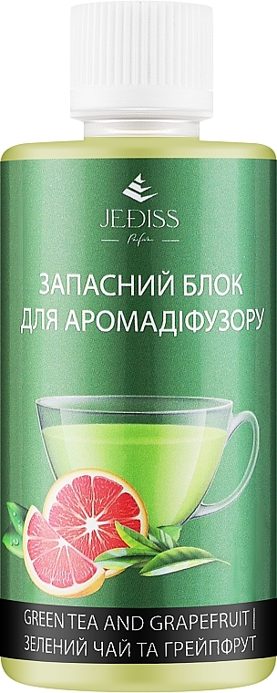 Запасной блок для аромадиффузора "Зеленый чай и грейпфрут" - Jediss — фото N1