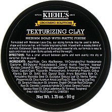 Чоловіча текстурувальна глина для укладання волосся - Kiehl's Grooming Solutions Texturizing Clay — фото N1