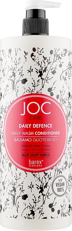 Кондиционер ежедневный с экстрактом конопли и зеленой икрой - Barex Italiana Joc Care Balsam — фото N1