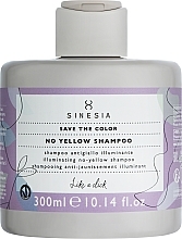 Шампунь от желтизны с эффектом блеска - Sinesia Save The Color No Yellow Shampoo  — фото N1