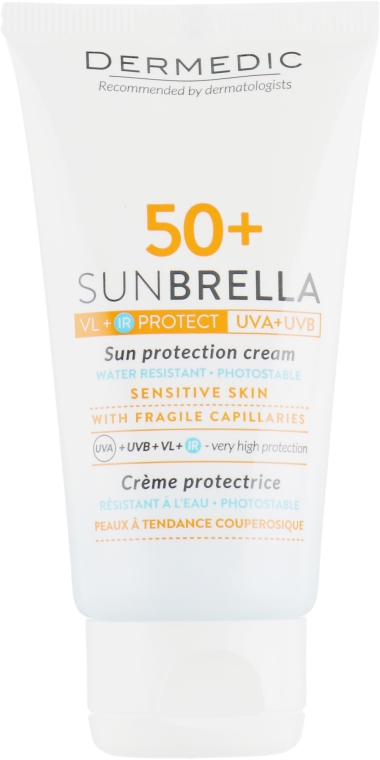 Захисний крем для проблемної шкіри - Dermedic Sun Protection Cream SPF 50 — фото N2