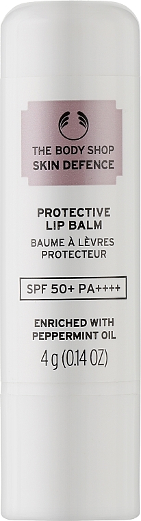 Защитный бальзам для губ SPF50+ - The Body Shop Skin Defence Protective Lip Balm — фото N1