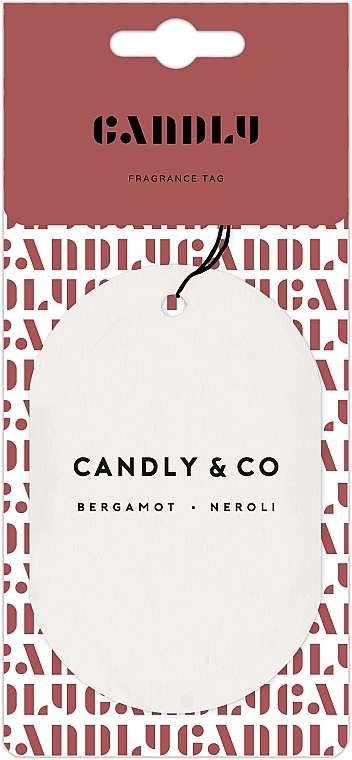 Ароматична підвіска - Candly & Co No.5 Bergamot & Neroli Fragrance Tag — фото N1