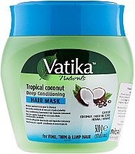 Парфумерія, косметика Маска для волосся  - Dabur Vatika Tropical Coconut Deep Conditioning Hair Mask