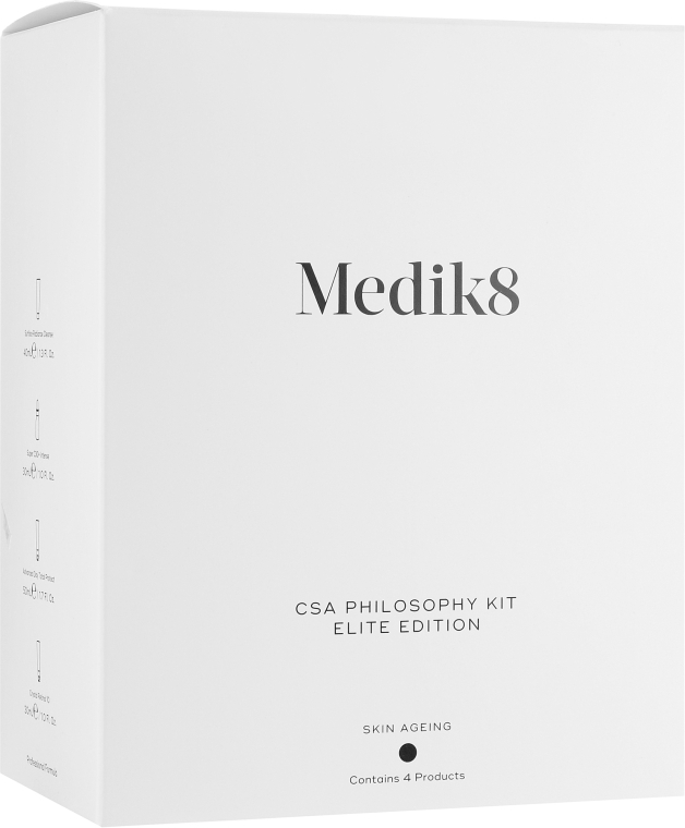 Набір - Medik8 The CSA Philosophy Kit Elite Edition (gel/40ml + serum/15ml + cr/50ml + cr/30ml) — фото N1