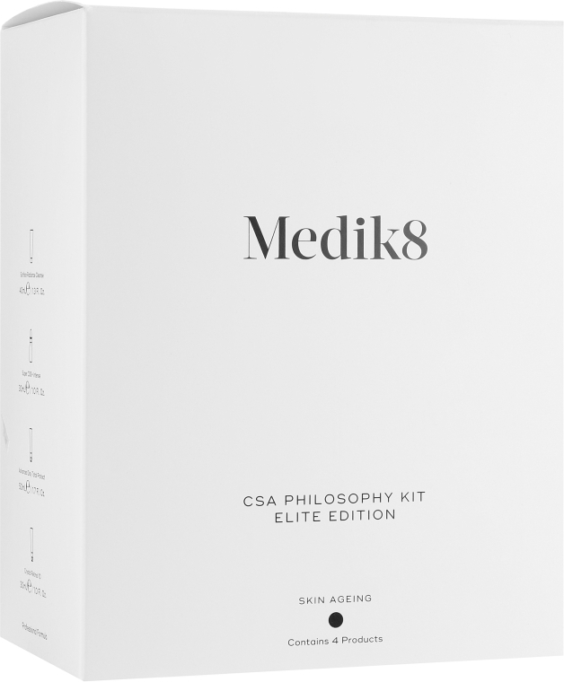 Набор - Medik8 The CSA Philosophy Kit Elite Edition (gel/40ml + serum/15ml + cr/50ml + cr/30ml) — фото N1