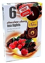 Чайні свічки "Шоколадна вишня", 6 шт. - Admit Scented Tea Light Chocolate Cherry — фото N2