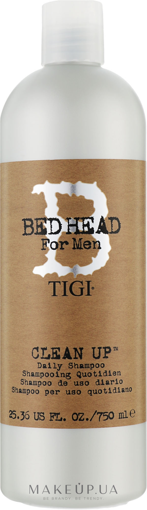 Ежедневный шампунь для мужчин - Tigi B For Men Clean Up Daily Shampoo — фото 750ml