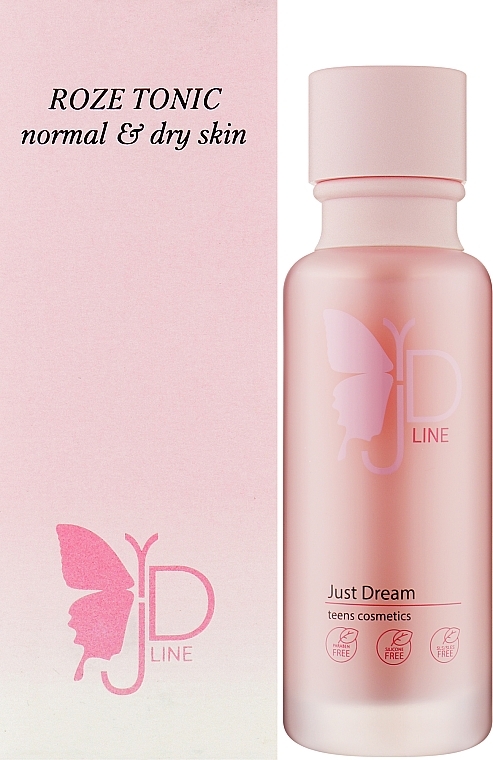 УЦІНКА Тонік для нормальної й сухої шкіри - Just Dream Teens Cosmetics Roze Tonic Normal & Dry Skin * — фото N3