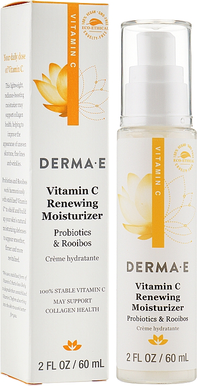 Оновлювальний крем для зволоження з вітаміном С - Derma E Vitamin С Renewing Moisturizer — фото N2