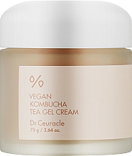 Веганський крем-гель для обличчя з екстрактом комбучі - Dr.Ceuracle Vegan Kombucha Tea Gel Cream — фото N1
