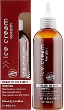Еліксир з кератином - Inebrya Ice Cream Keratin Oil Elixir * — фото N3