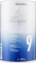 Парфумерія, косметика Освітлювальний порошок для волосся - Goldwell Light Dimension Oxycur Platin 9+