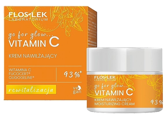 Увлажняющий крем для лица с витамином С - Floslek Go For Glow Witamin C  — фото N1