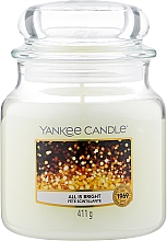 Ароматическая свеча в банке - Yankee Candle All is Bright — фото N3