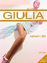 Колготки для жінок "Infinity" 20 Den, tabaco - Giulia — фото N1