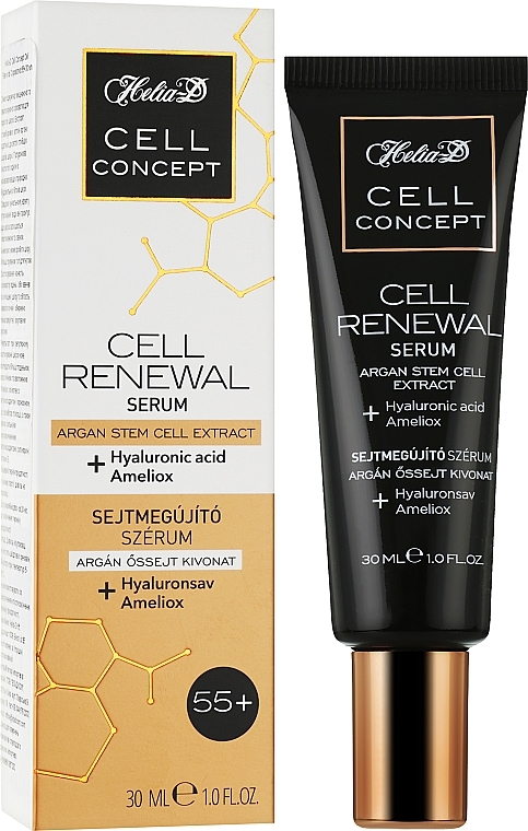 Сироватка проти старіння 55+ - Helia-D Cell Concept Renewal Serum  — фото N5