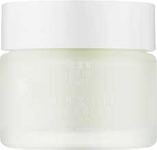 Крем з олією конопель «Заспокоєння та ліфтинг» -  Inspira:cosmetics CBD Skin Care Calm&Lift 24H Cream — фото N1