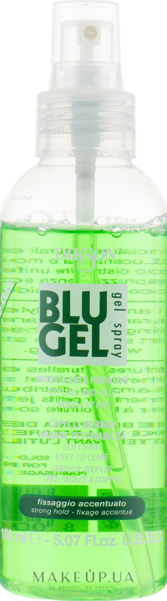 Гель-спрей сильної фіксації - Dikson Blu Gel Spray Strong Fixing — фото 150ml