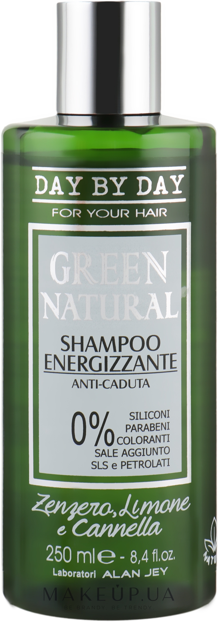 Шампунь энергетический против выпадения волос - Alan Jey Green Natural Shampoo — фото 250ml