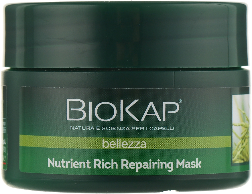 Маска для волос питательная, восстанавливающая - BiosLine BioKap Nutrient-Rich Repairing Mask (пробник)