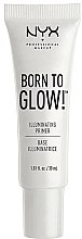 Духи, Парфюмерия, косметика Праймер для лица - NYX Professional Makeup Born To Glow Illuminating Primer