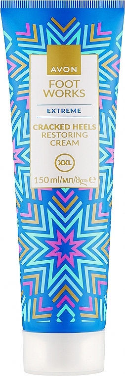 Восстанавливающий крем для потрескавшейся кожи стоп - Avon Foot Works Extreme Cracked Heels Restoring Cream XXL — фото N1