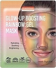 Гелевая маска для лица - Purederm Glow-Up Boosting Rainbow Gel Mask — фото N1