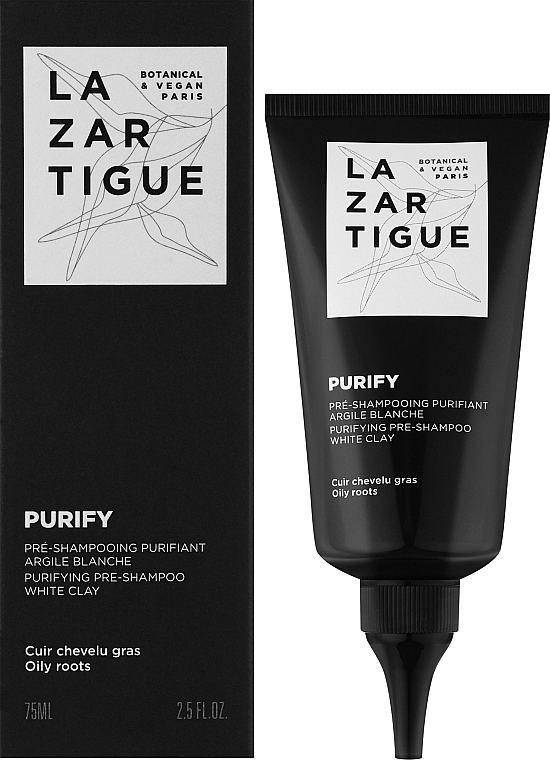 Очищающий антибактериальный пре-шампунь - Lazartigue Purify Purifying Pre-Shampoo White Clay — фото N2