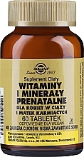 Мультивитаминно-минеральный комплекс для беременных и кормящих женщин - Solgar Prenatal Nutrients Multivitamin & Mineral — фото N1