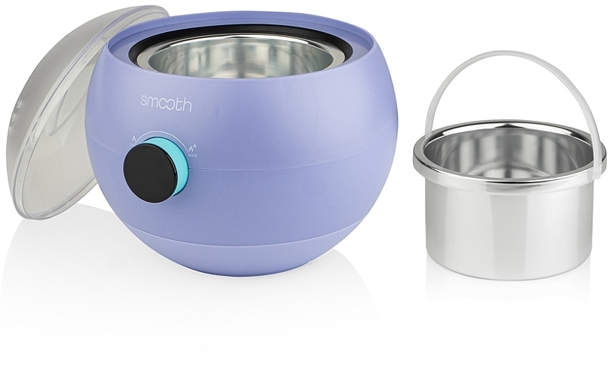 Воскоплав баночный DL-500 Lavander на 100W и 500 мл, лавандовый - SMOOTH Wax Warmer — фото N4