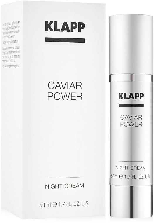 Ночной крем "Энергия икры" - KlappCaviar Power Night Cream  — фото N1