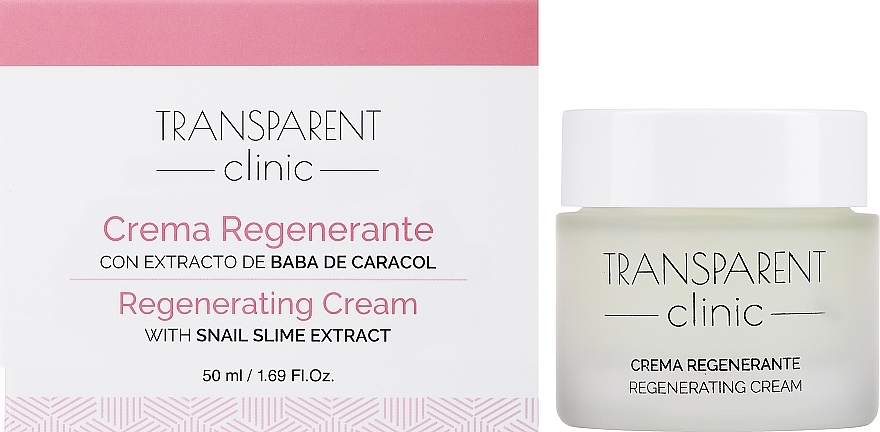 Дневной регенерирующий крем для лица - Transparent Clinic Regenerating Cream — фото N2
