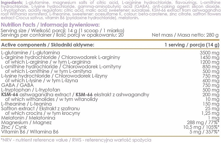 Харчова добавка для покращення сну "Чорна смородина - AllNutrition AllDeynn SleepRose Black Currant — фото N2