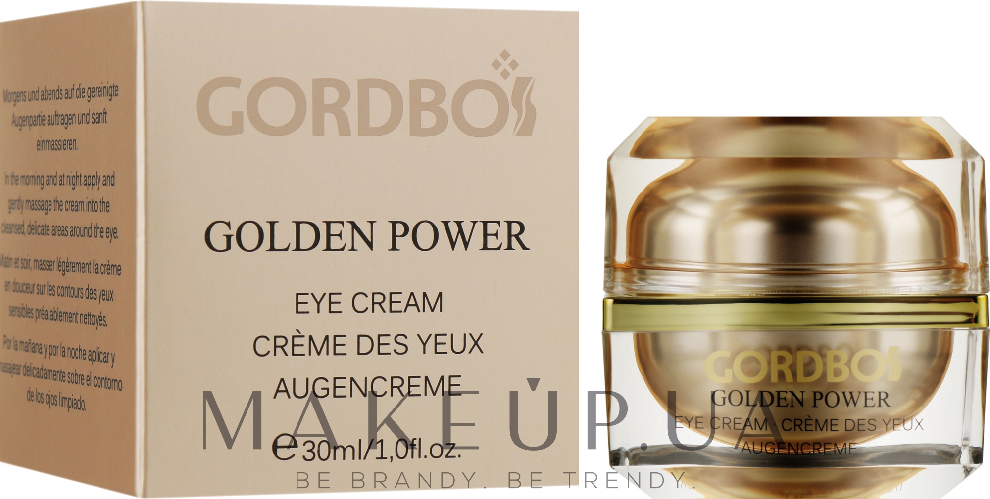 Крем для шкіри навколо очей - Gordbos Golden Power Eye Cream — фото 30ml