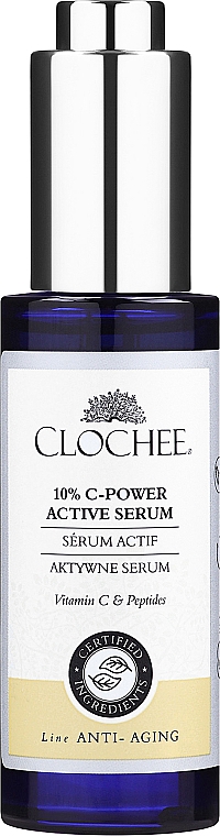 Активна сироватка для обличчя - Clochee Organic 10% C-Power Active Serum — фото N1