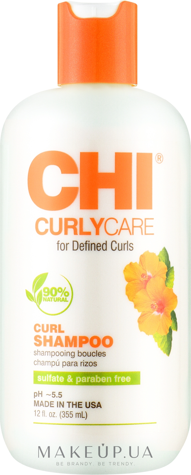 Шампунь для кудрявых и вьющихся волос - CHI Curly Care Curl Shampoo — фото 355ml