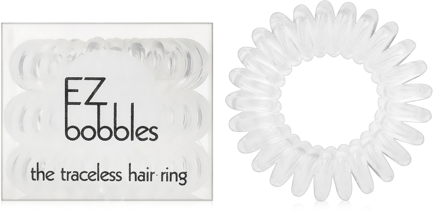 Резинка для волос, прозрачные - EZ Bobbles — фото N1