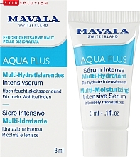 Активно зволожувальна сироватка - Mavala Aqua Plus Multi-Moisturizing Intensive Serum (пробник) — фото N2