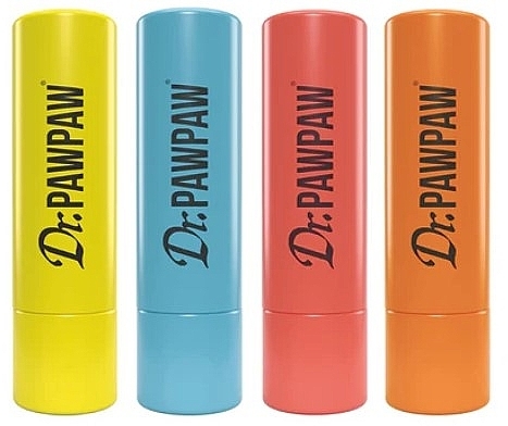 Набор - Dr. PAWPAW Original & Tropical Balms (lip/balm/4g*4) — фото N2