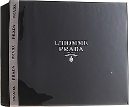 Духи, Парфюмерия, косметика Prada L'Homme Prada - Набор (edt/50ml + sh/g/100ml)