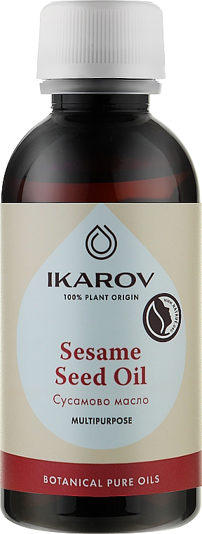 Органическое кунжутное масло - Ikarov Sesame Seed Oil  — фото N1