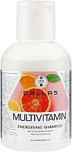 Мультивитаминный энергетический шампунь с экстрактом женьшеня и маслом авокадо - Dalas Cosmetics Multivitamin — фото N1