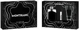 Парфумерія, косметика Montblanc Legend - Набор (edt/100ml + edt/7.5ml + sh/gel/100ml)